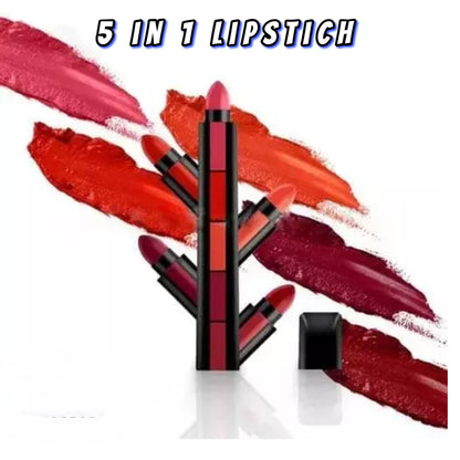 HUDA Matte Finish 5 in 1 Lipstick Buy 1 Get 1 Free